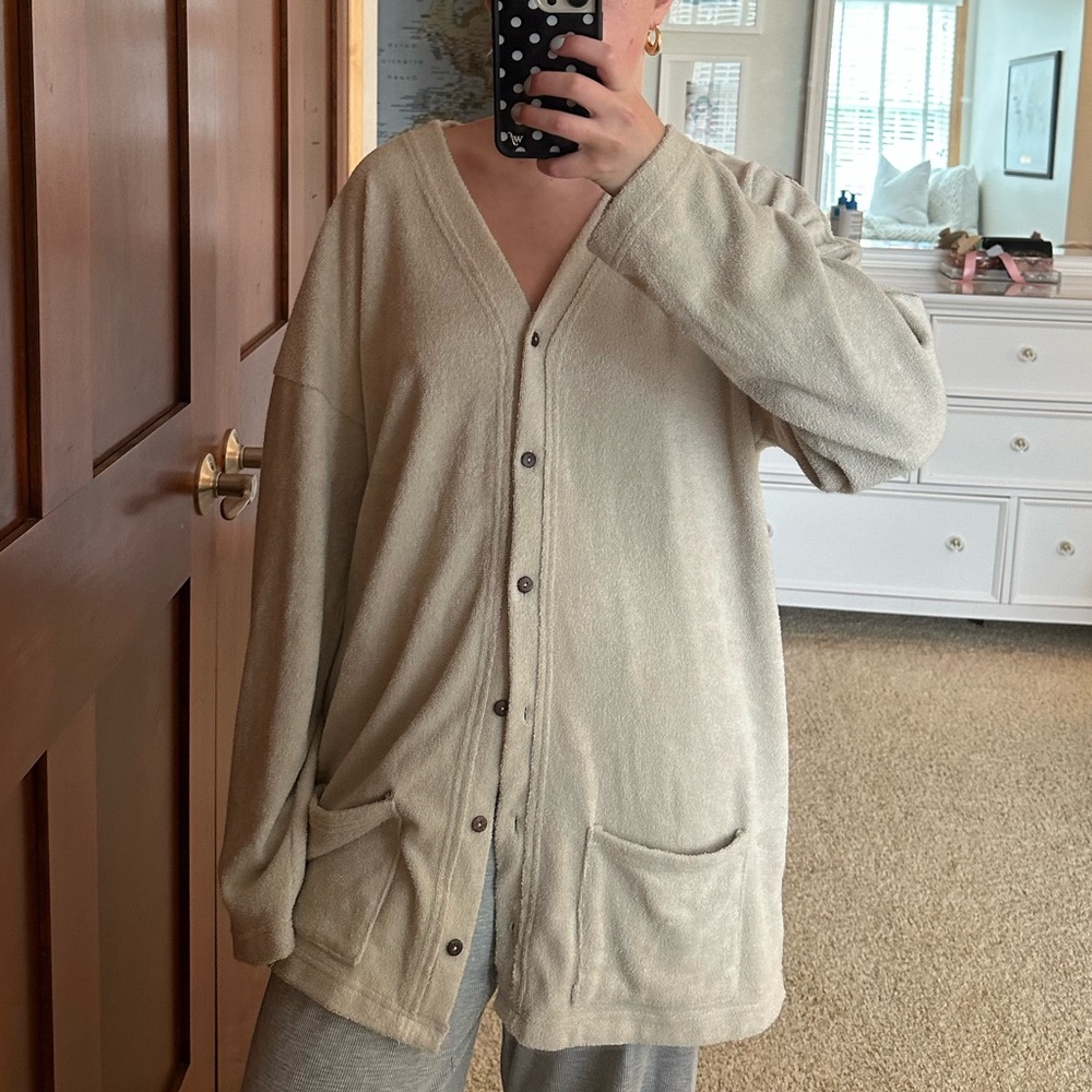 Cozy Free People Beach Cardigan (S)